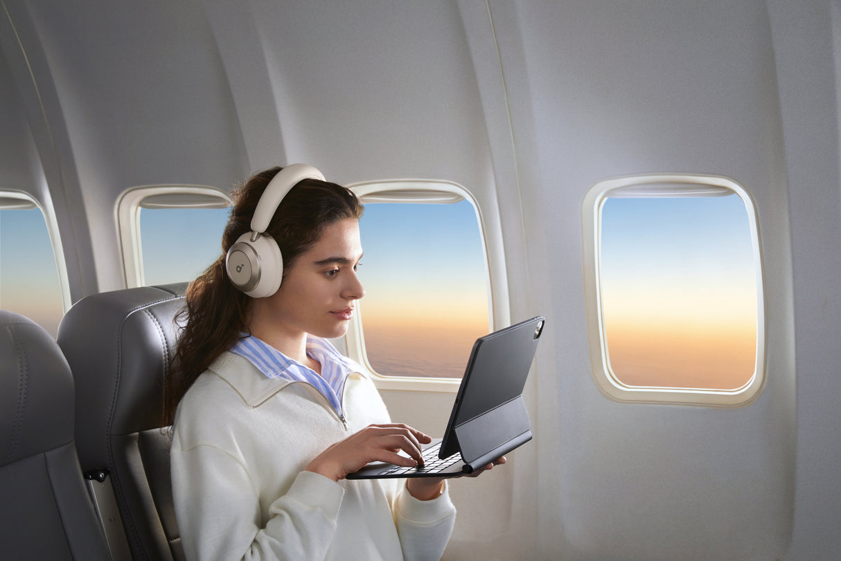 Auriculares Soundcore Space One Pro - Cream White