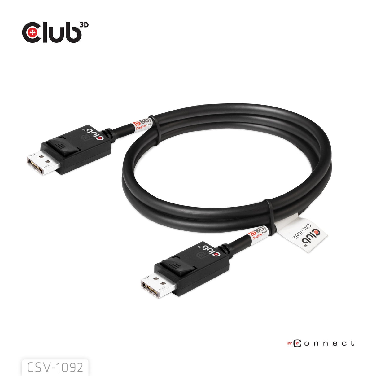 Cable Club3d Displayport 2.1 Dp80 1,6m 10k 8k 4k M M Retail