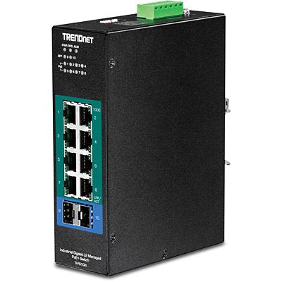 EAN 0710931161342 - Trendnet TI-PG102I switch Gestionado L2 Gigabit Ethernet (10/100/1000) Energía sobre Ethernet (PoE) Negro imagen 1