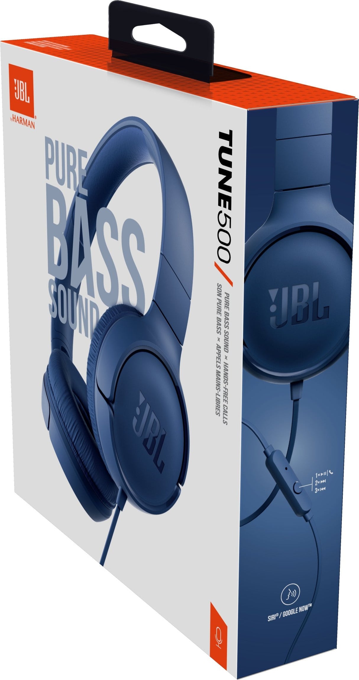 Jbl Tune 500 Auriculares Con Micrófono Azul