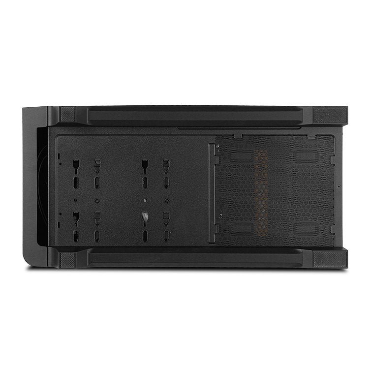 Caja Nox Hummer Ether Atx Semitorre Cristal Curvo Negro