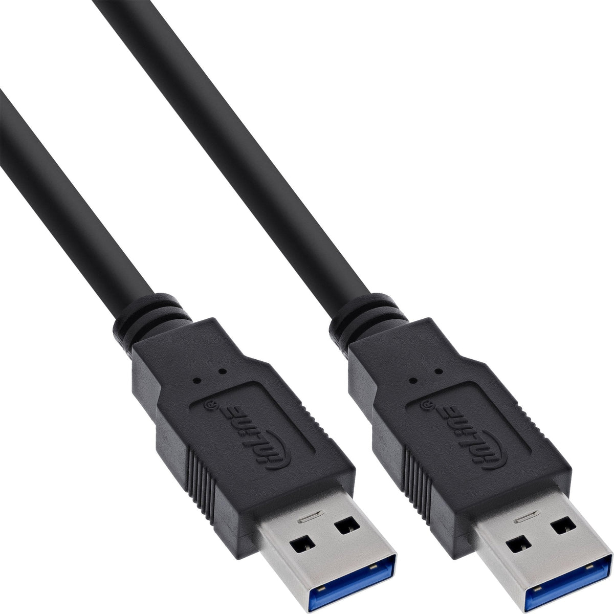 Inline Usb 3.0 Cable Tipo A Macho A A Macho Negro 0.3m