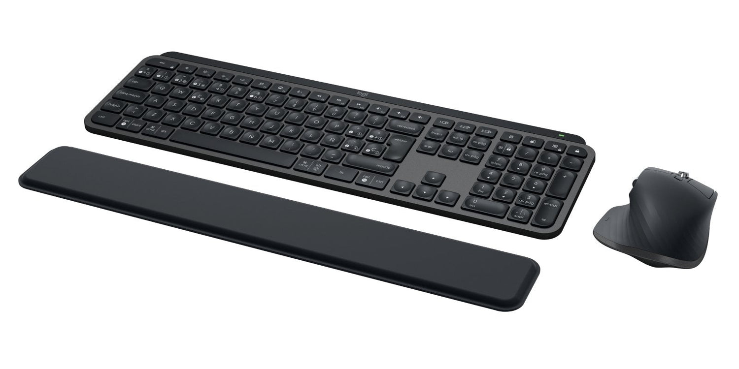 Teclado + Ratón Logitech Mx Keys Combo For Business Gen 2 Rf Wireless + Bluetooth Qwerty Español Grafito