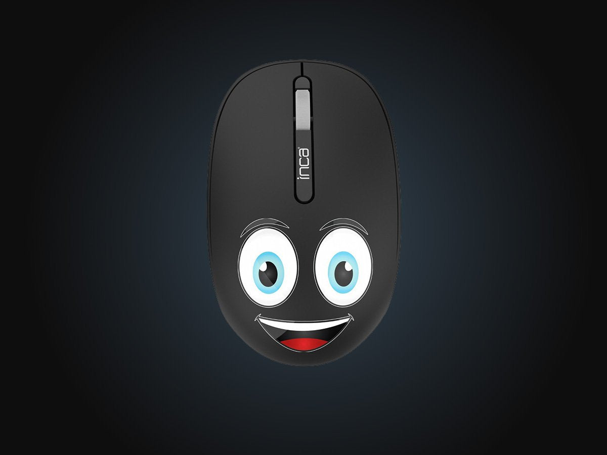 Inca Wrls Raton 1200dpi 3tamen 2.4ghzusb-A Weeny Emoji Sw