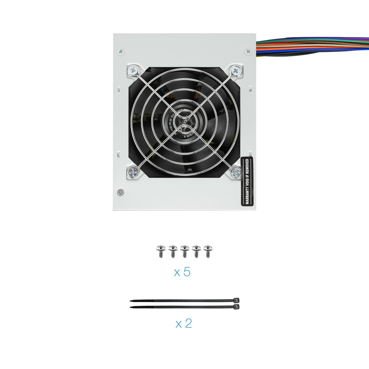 EAN 8433281007376 - TooQ Fonte Ecopower II unidad de fuente de alimentación 500 W 20+4 pin ATX SFX Plata imagen 11