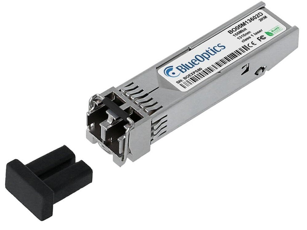 Blueoptics Hpe X110 Jd102b Blueoptics Bo05m13602d Sfp Transceiver, 100base-Fx, Multimode Fiber, 1310nm, 2km, Sgmii, Gigabit Port Compatible