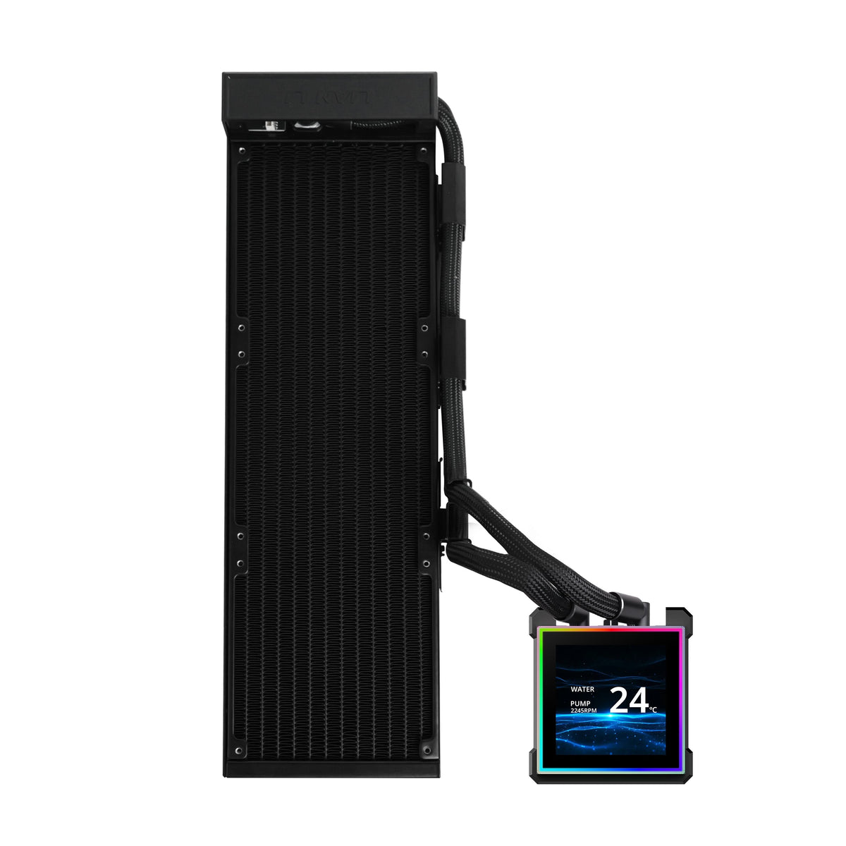 K Lian Li Hydroshift Ii Lcd-S 360n Schwarz Aio-Wasserkühlung