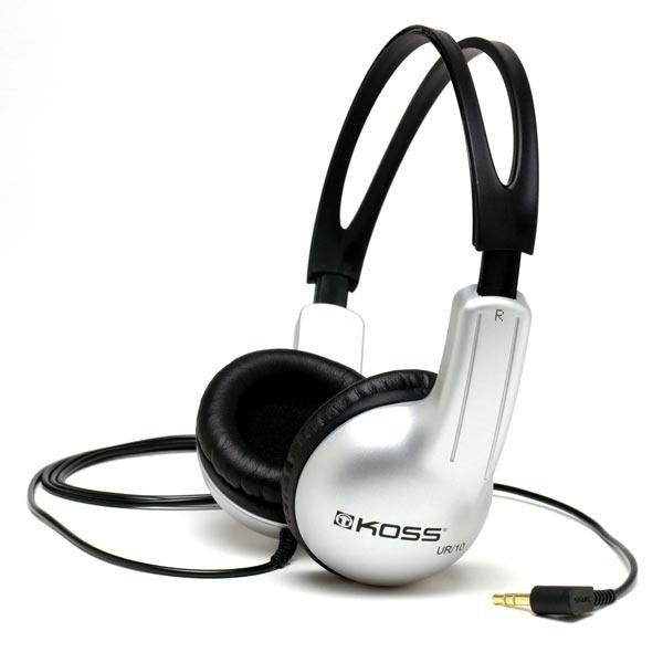 Koss Ur/10 Auriculares Diadema Negro, Plata