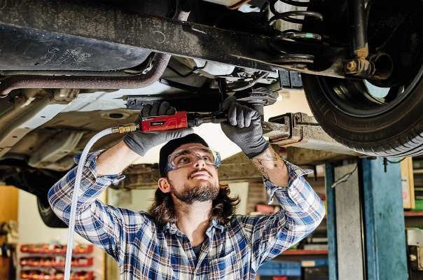 Einhell Roller De Rata De Aire Comprimido Tc-P-P 68, Llama De Impacto Rojo/Negro, Par Solemizado De 68 Nm, 1/2 ", Incl. 7 Alfileres, Maletas 4139180