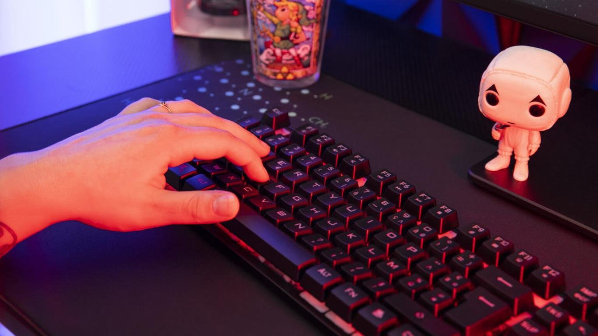 EAN 3760162067361 - The G-Lab KEYZ CAESIUM teclado Juego USB Español Negro imagen 7
