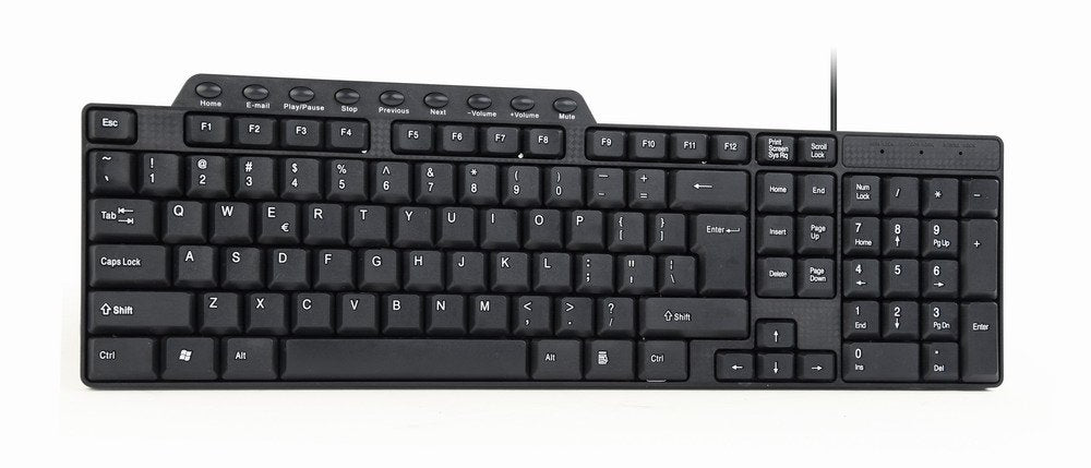 EAN 8716309091138 - Gembird KB-UM-104 teclado Universal USB QWERTY Inglés de EE. UU. Negro imagen 1