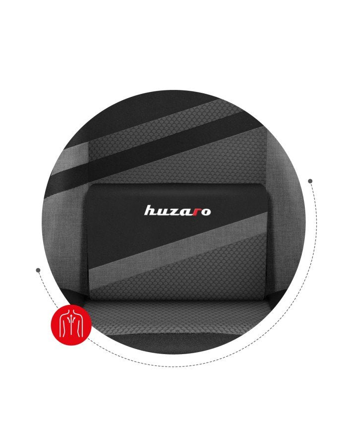 EAN 5903796013177 - Huzaro FORCE 4.4 Silla para videojuegos de PC Asiento (de seguridad) de butaca Negro, Gris imagen 7