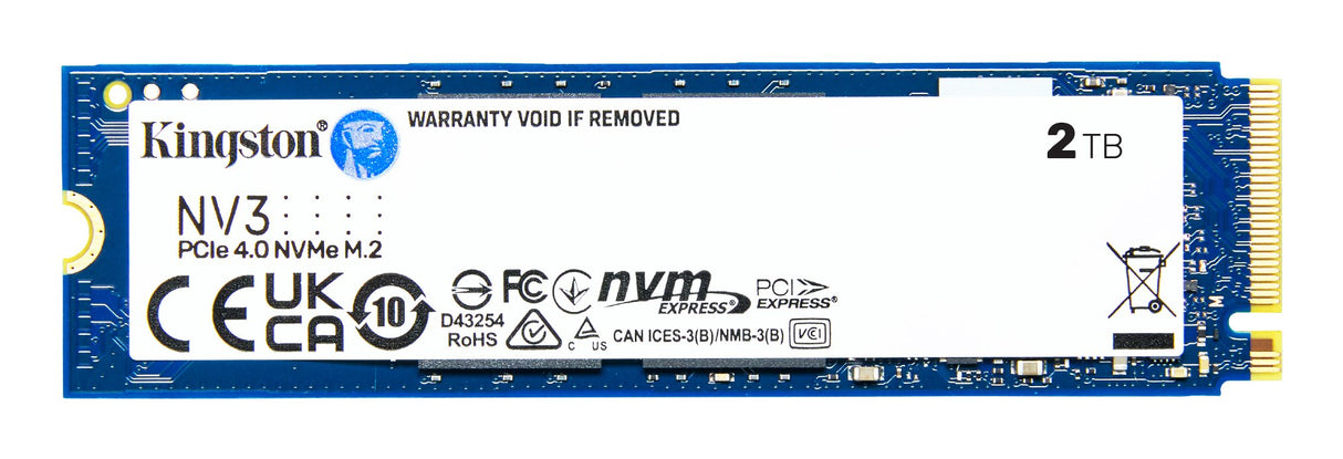 EAN 0740617344783 - Kingston Technology NV3 2 TB PCI Express 4.0 3D NAND imagen 3