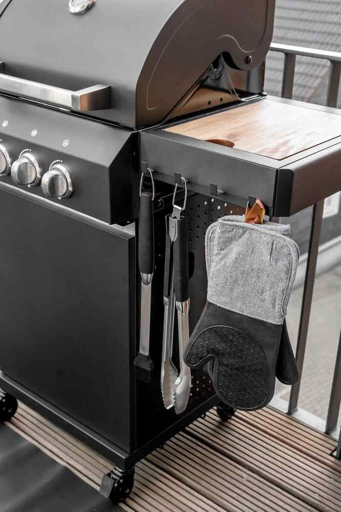 EAN 4008838378946 - WENKO 55041100 manopla y guante para horno Juego de manoplas de horno 1 pieza(s) Negro Algodón imagen 3