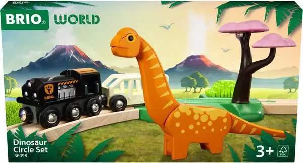 Brio Mundo Mundo Dinosau Bahn Bahn Set 63609800