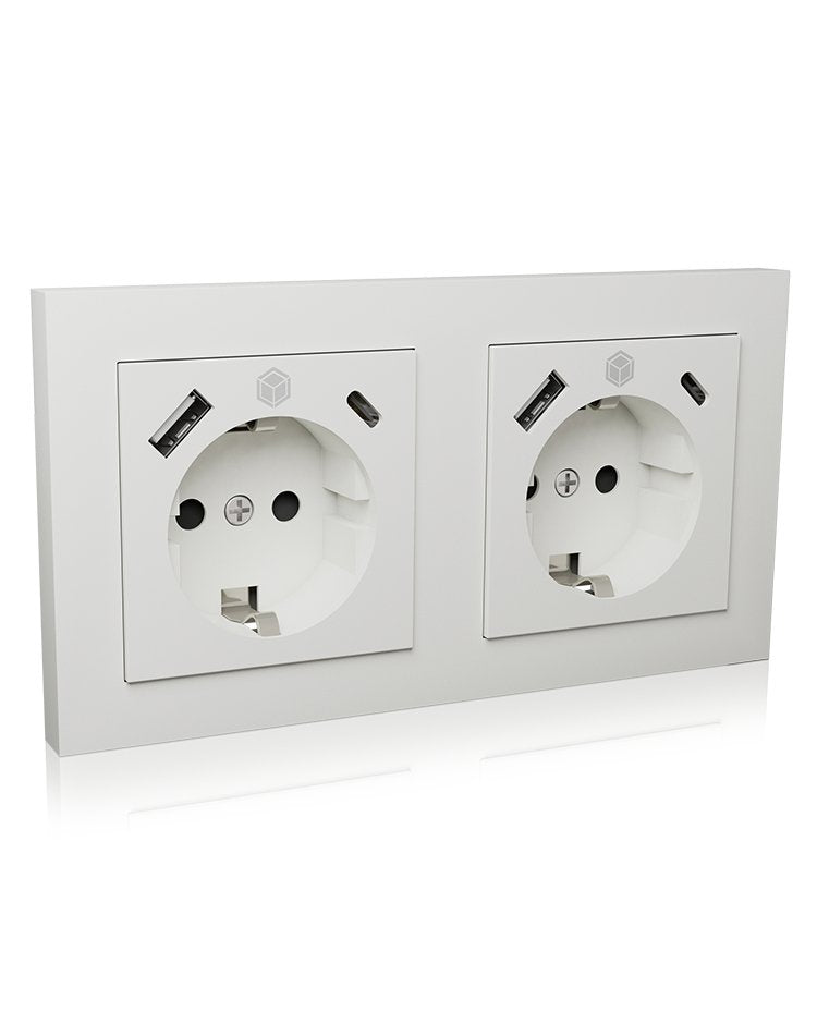 EAN 4250078172758 - ICY BOX IB-MPS4200W-PD toma de corriente Type F + USB A + USB C Blanco imagen 1