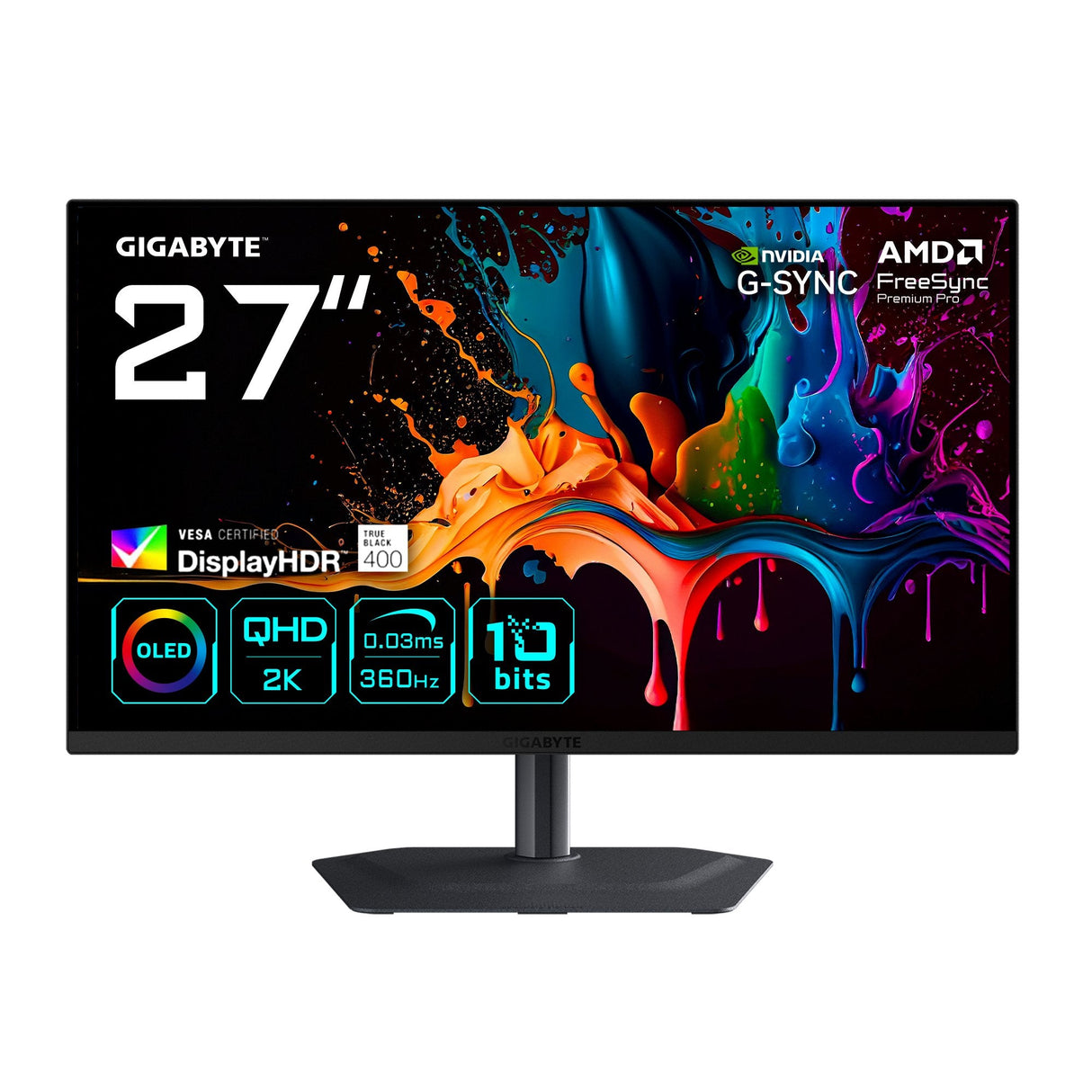 Gigabyte Gaming Monitor 27" Qd-Oled Mo27q3 Ek