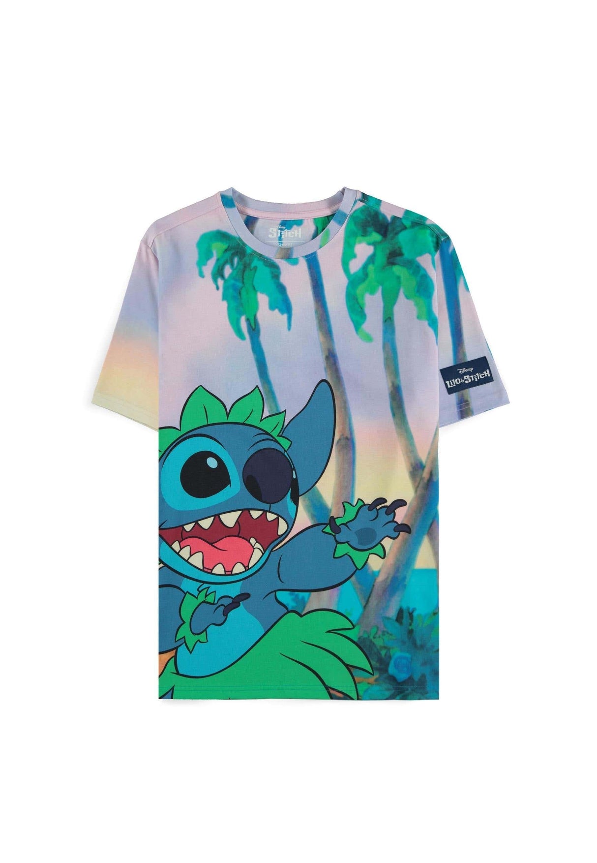 EAN 8718526200348 - DIFUZED Disney Lilo & Stitch - AOP Camiseta Cuello redondo Manga corta Algodón imagen 1