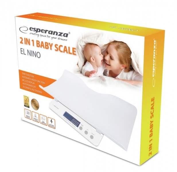 EAN 5901299954768 - Esperanza EL NINO báscula para bebés Blanco imagen 4