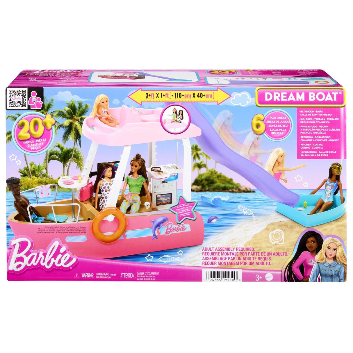 EAN 0194735095100 - Barbie HJV37 accesorio para muñecas Barco para muñecas imagen 8