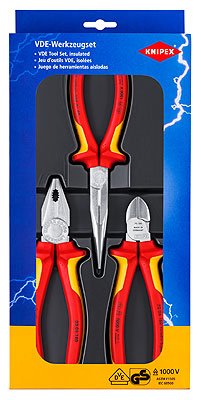 EAN 4003773012412 - Knipex 00 20 12 juego de herramientas mecanicas 3 herramientas imagen 1