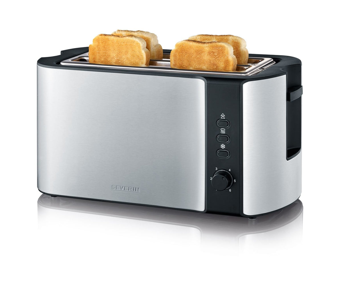 EAN 4008146028540 - Severin AT 2590 tostadora 2 rebanada(s) 1400 W Negro, Plata imagen 2