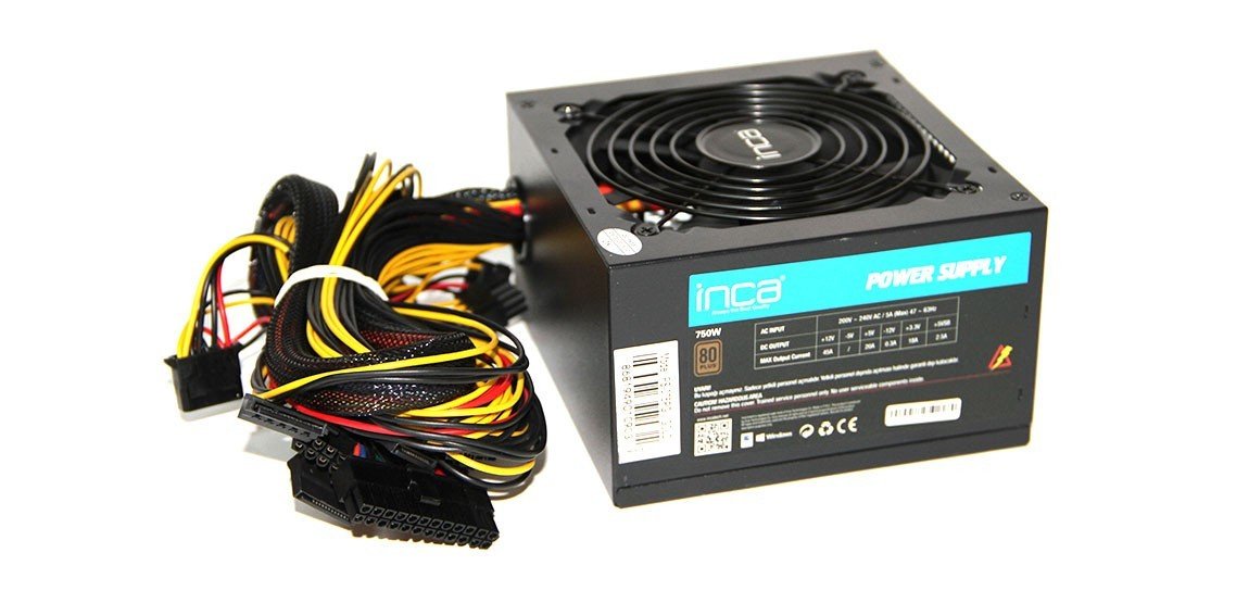 Fuente De Alimentación Inca Ips-075pb 750w 80+Bronce 1x Ventilador De 140mm