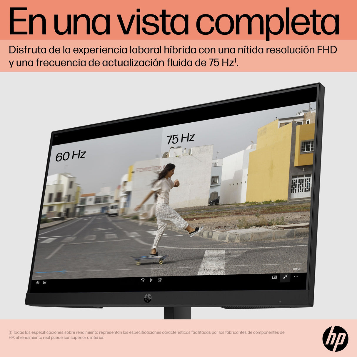 Monitor Hp P24 G5 60,5 Cm (23.8") 1920 X 1080 Pixeles Full Hd Lcd Negro