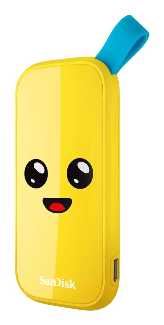 Disco Ssd Externo Sandisk Sdssde30-2t00-G25f 2 Tb Usb Tipo C 3.2 Gen 2 Amarillo