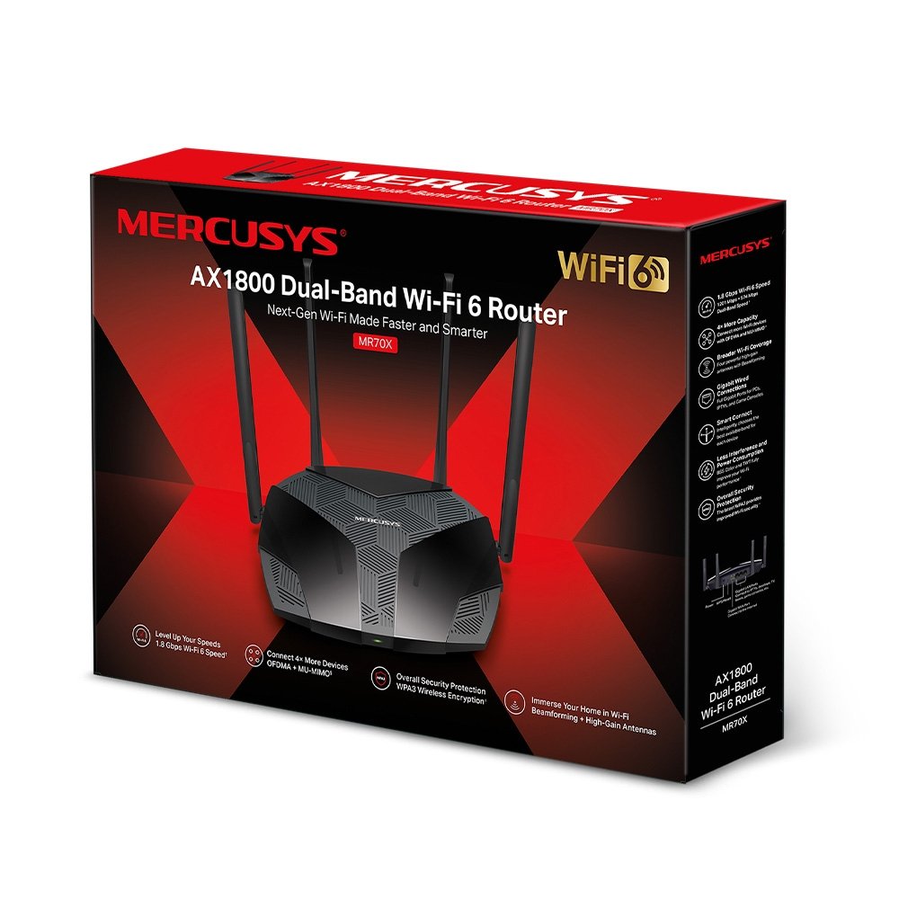 EAN 6957939000509 - TP-Link MR70X router inalámbrico Gigabit Ethernet Doble banda (2,4 GHz / 5 GHz) Negro imagen 5
