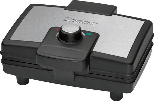 EAN 4006160717051 - Clatronic WA 3606 2 barquillo(s) 800 W Negro, Acero inoxidable imagen 2