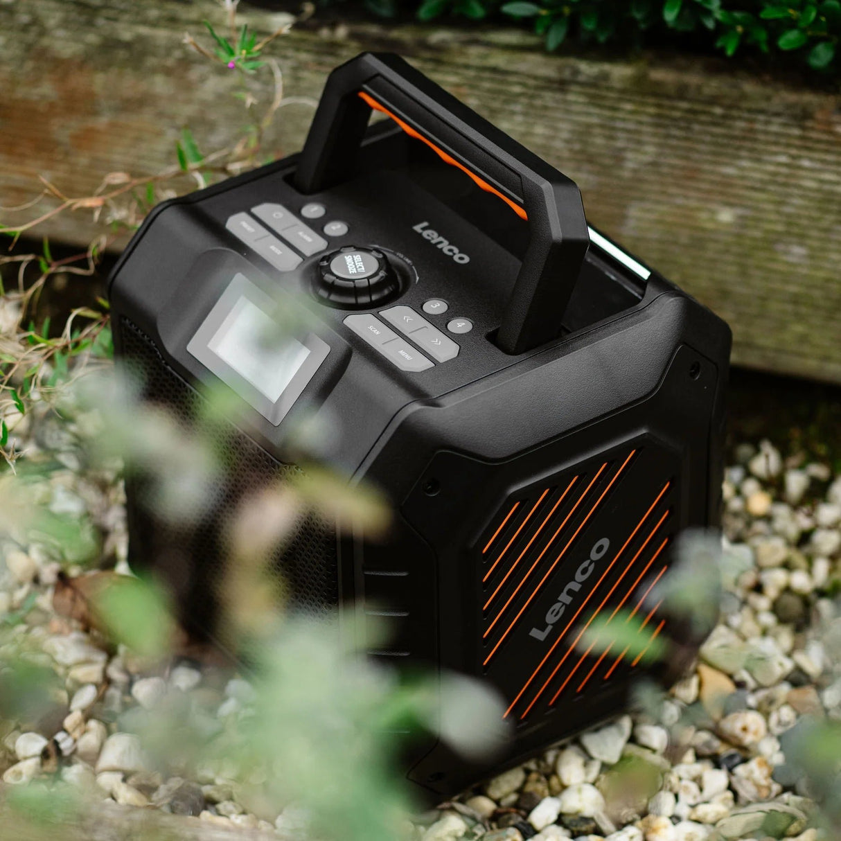 EAN 8711902086369 - Lenco ODR-160GY radio Portátil Analógico y digital Negro, Naranja imagen 7