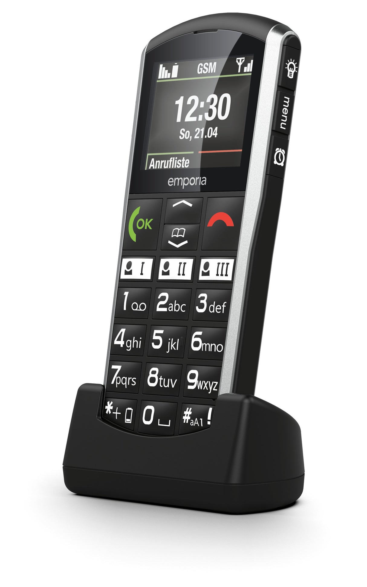 EAN 9005613161194 - Emporia emporiaSIMPLICITY 5,08 cm (2") 90 g Negro, Plata Teléfono para personas mayores imagen 8