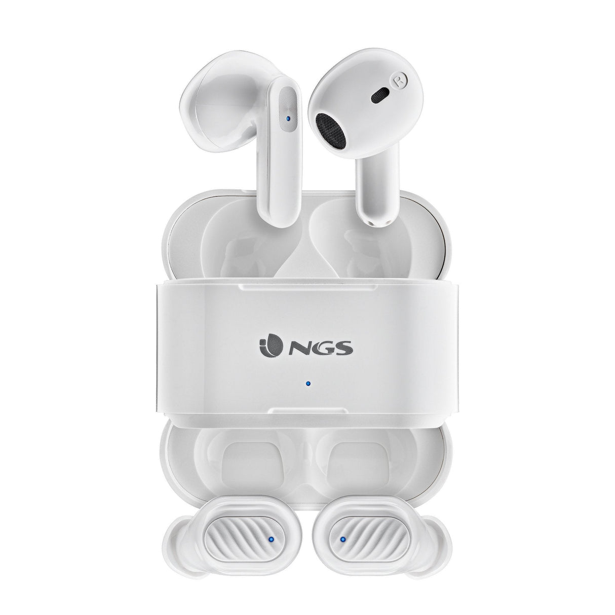 EAN 8435430621235 - NGS ARTICA DUO Auriculares Inalámbrico Dentro de oído Llamadas/Música Bluetooth Blanco imagen 1