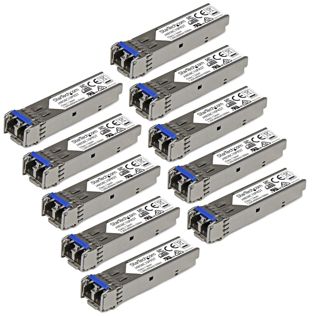 EAN 0065030865302 - StarTech.com J4859C10PKST red modulo transceptor Fibra óptica 1250 Mbit/s imagen 4