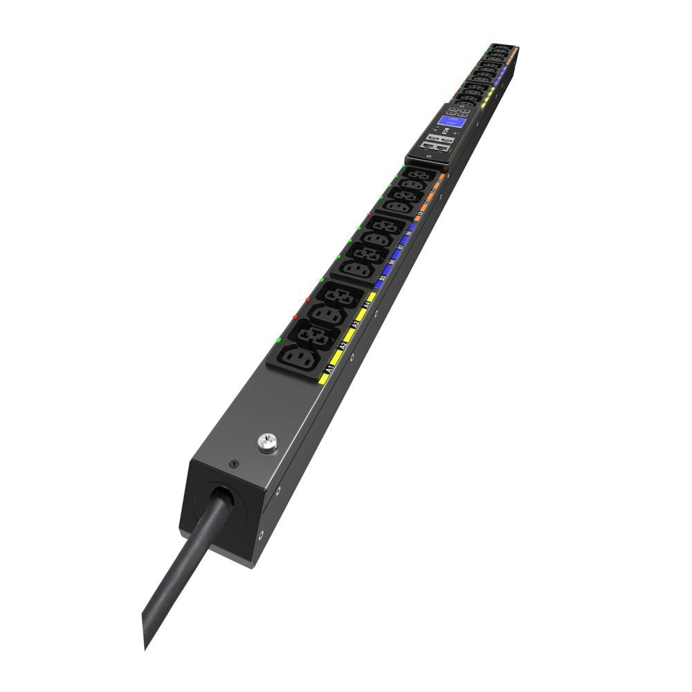 Eaton G4 - Unidad De Distribución Eléctrica (Rack - Montable) - Verwaltet - Ac 240-415 V - 11 Kw - 3 Fases - Ethernet 10/100/1000 - Entrada, Entrada Iec 60309 16a - Conexiones De Salida: 24 (12 X Iec 60320