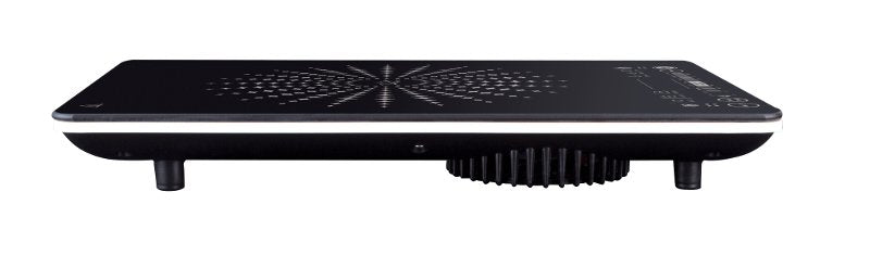 Placa De Inducción Jata Vin145 2100w Ø120/260mm Display Led 8 Funciones Programadas Superficie De Cristal De 4 Mm