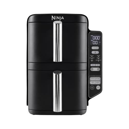 Freidora Ninja Sl300eu Doble 7,6 L Independiente 2470 W Freidora Baja En Grasa Negro