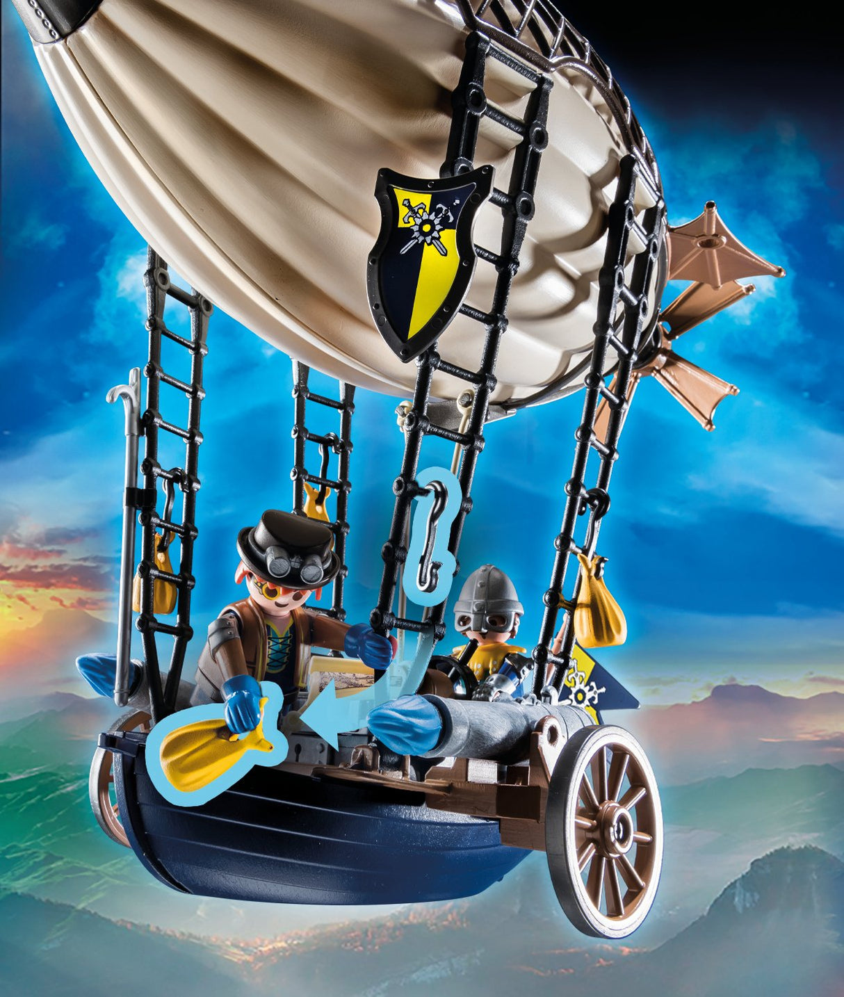 Playmobil 70642 Nolvemore Zeppelin Novelmore De Dario