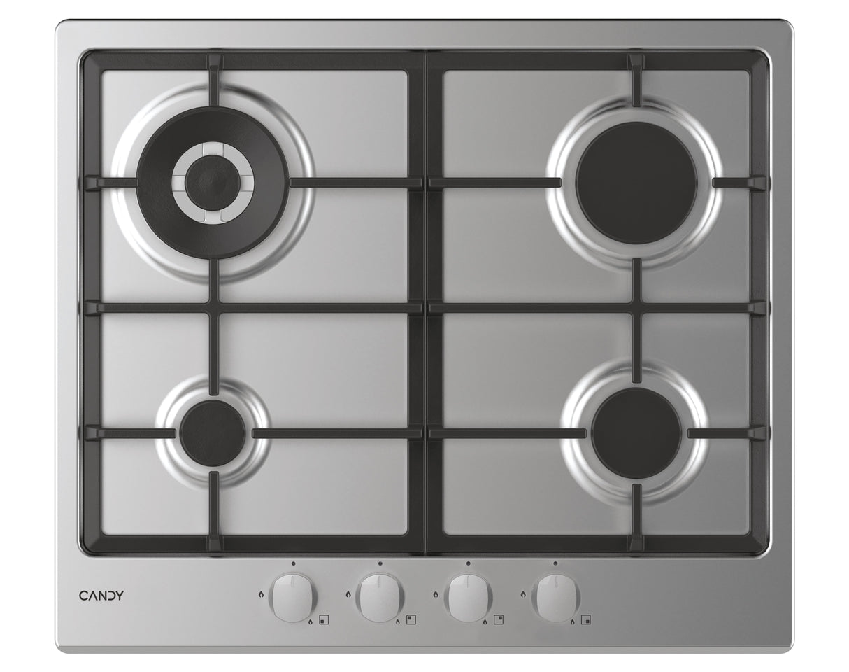 EAN 8016361967038 - Candy Idea CHG6BR4WX Acero inoxidable Integrado 60 cm Encimera de gas 4 zona(s) imagen 1