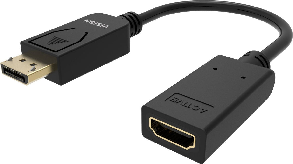 Vision Tc-Dphdmi/Bl Adaptador De Cable De Vídeo Hdmi Tipo A (Estándar) Displayport Negro