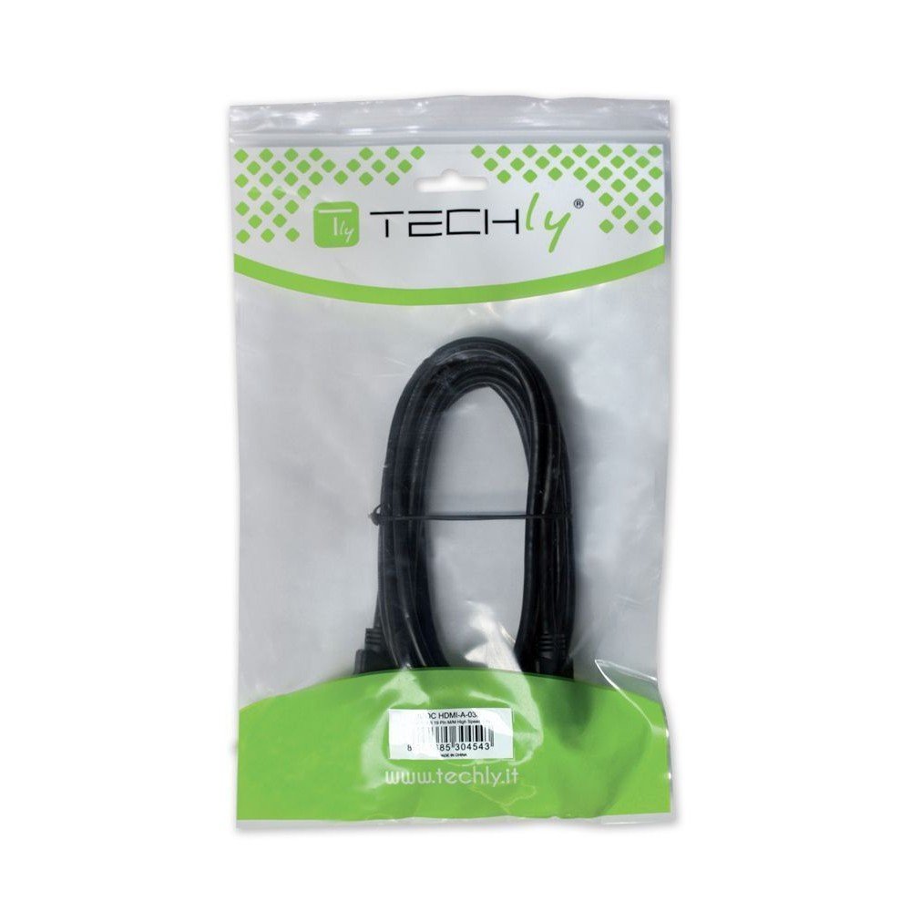 EAN 8051128100143 - Techly Audio/Video DisplayPort M/M 0.5m Black ICOC DSP-A-005 0,5 m Negro imagen 2