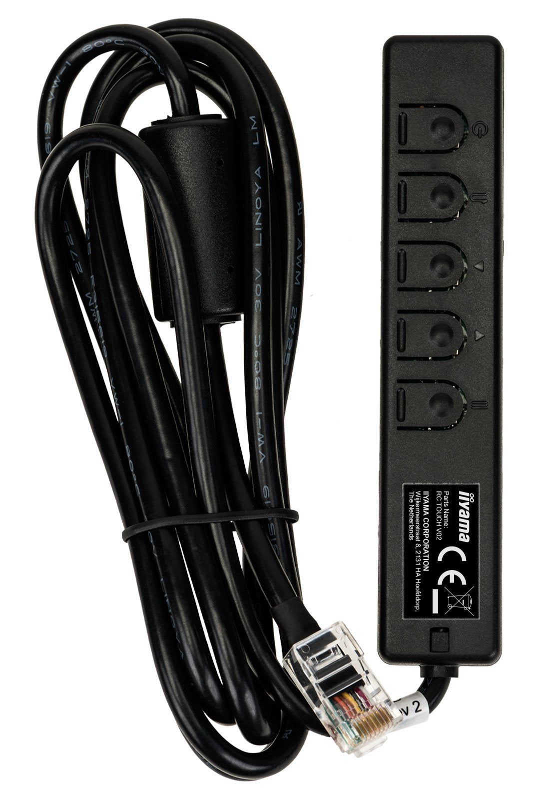 EAN 4948570031689 - iiyama RC TOUCHV01 mando a distancia Alámbrico Monitor Botones imagen 1