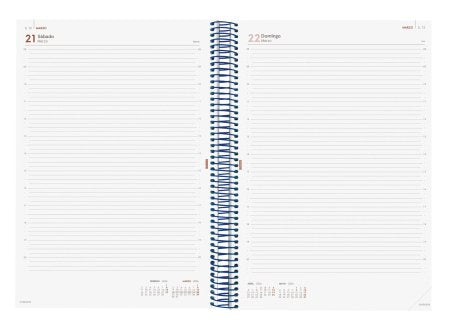 EAN 8422952409588 - Finocam 741111026 agenda Agenda diaria Azul imagen 4