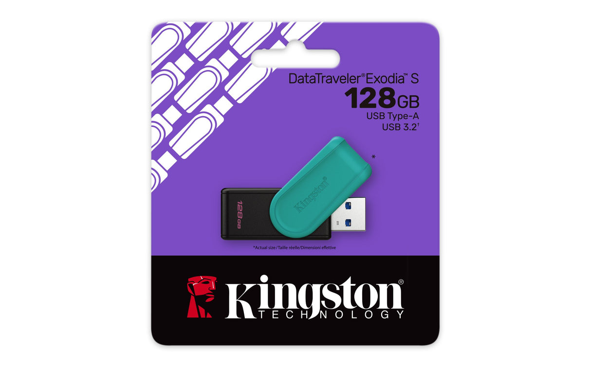 EAN 0740617348699 - Kingston Technology DataTraveler Exodia S unidad flash USB USB tipo A 3.2 Gen 1 (3.1 Gen 1) Negro, Turque imagen 3