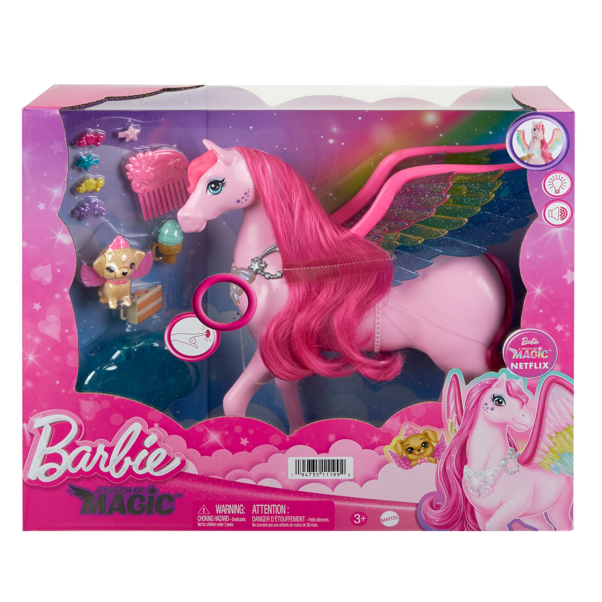 Mattel Barbie A Hidden Magic Pegasus Hlc40