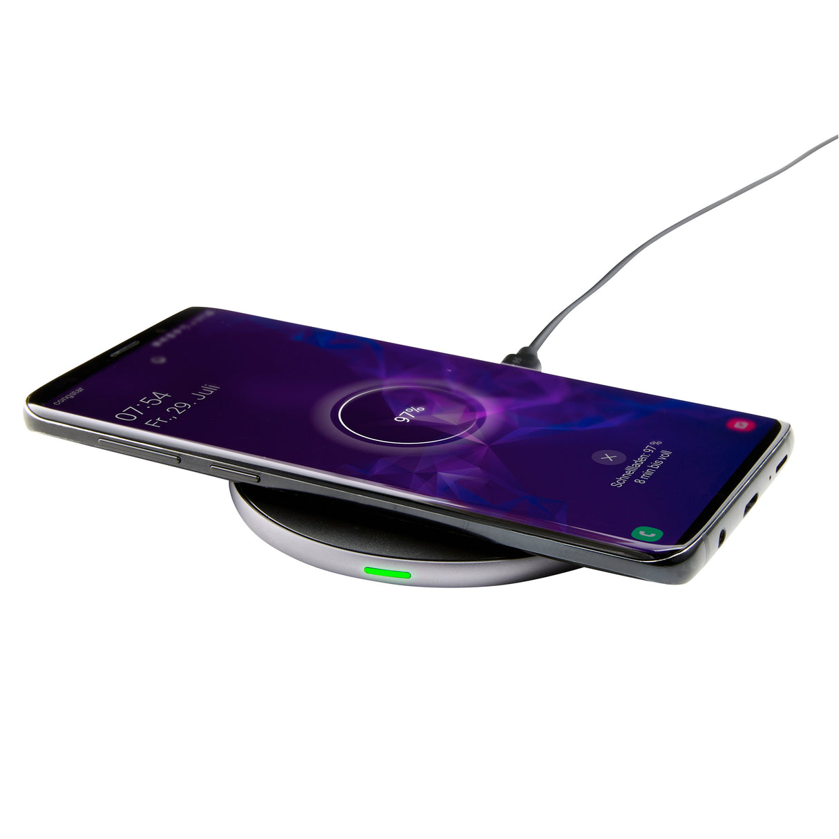 EAN 4034303032556 - Intenso BA2 Smartphone Negro, Plata USB Cargador inalámbrico Carga rápida Interior imagen 3