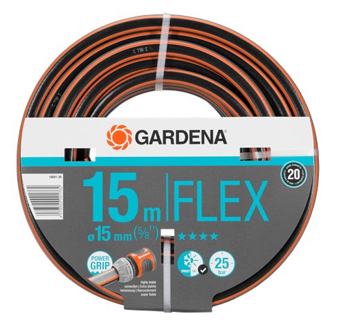 EAN 4078500001762 - Gardena 18041-26 manguera de jardín 15 m Por encima del suelo Gris, Naranja imagen 1