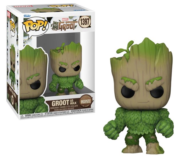 Funko Pop Marvel: We Are Groot Groot Como Hulk 81338