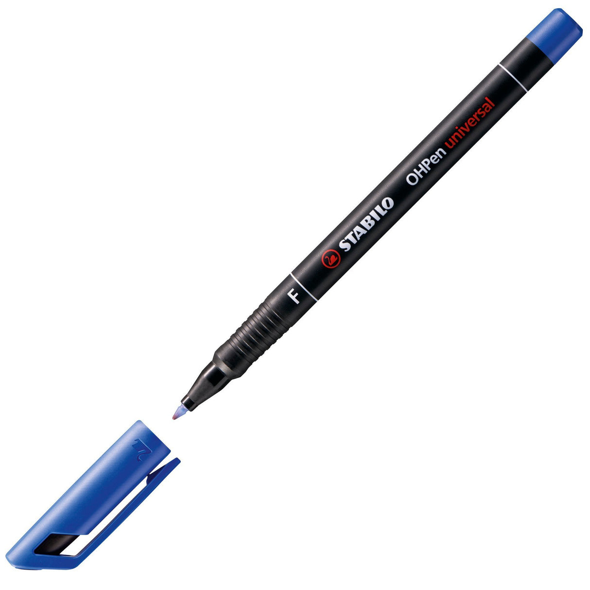 Stabilo Rotulador Ohpen Punta Fina Permanente 0.7mm Azul -10u-